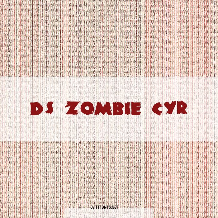DS Zombie Cyr example
